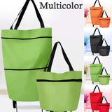 Folding Cart Bags Trolley Shopping Bag For Travel Luggage