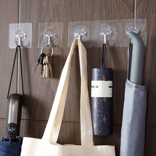 ExcelBond™ Self Adhesive Wall Hooks- Pack of 50 (BUMPER🔥 50% OFF)