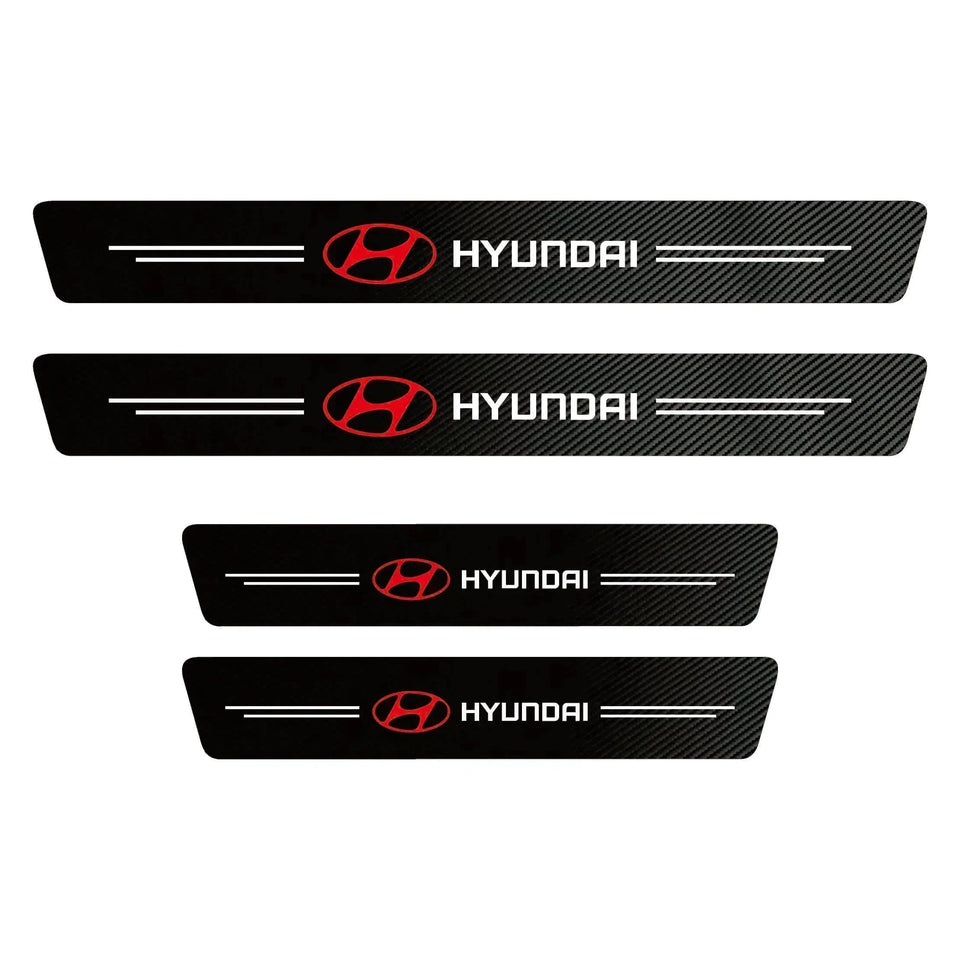 Carbon Fiber Door Sill Protector (4 Pcs)