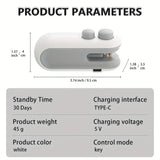 Portable Mini Sealing Machine 2 in 1 USB Rechargeable Magnetic Bag Sealer Heat Seal with Cutter