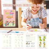 Original Sank Magic Practice Copybook (4 BOOKS,1 PEN,1 GRIP,10 REFILL)