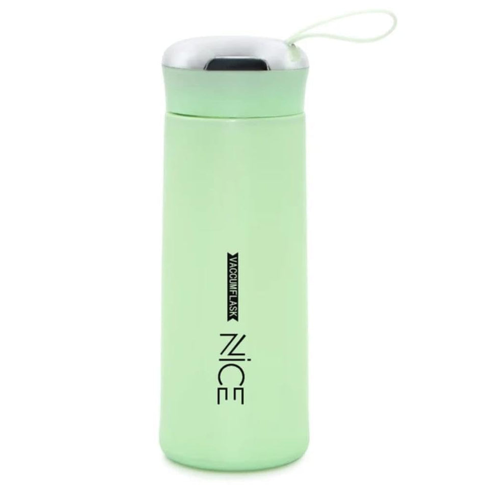 Nice Print Glass Water Bottle 400ml (Multicolor)