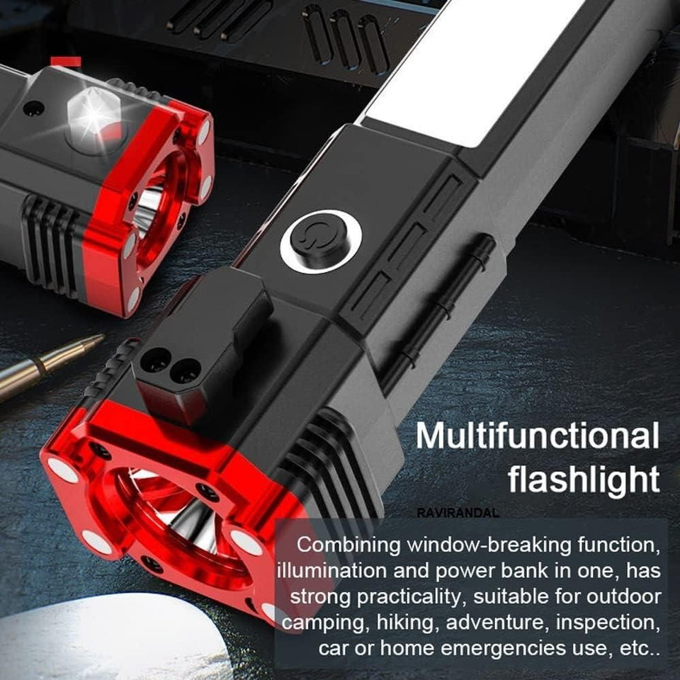 Yasme™️8 In 1 Portable Rechargeable Torch LED Flashlight
