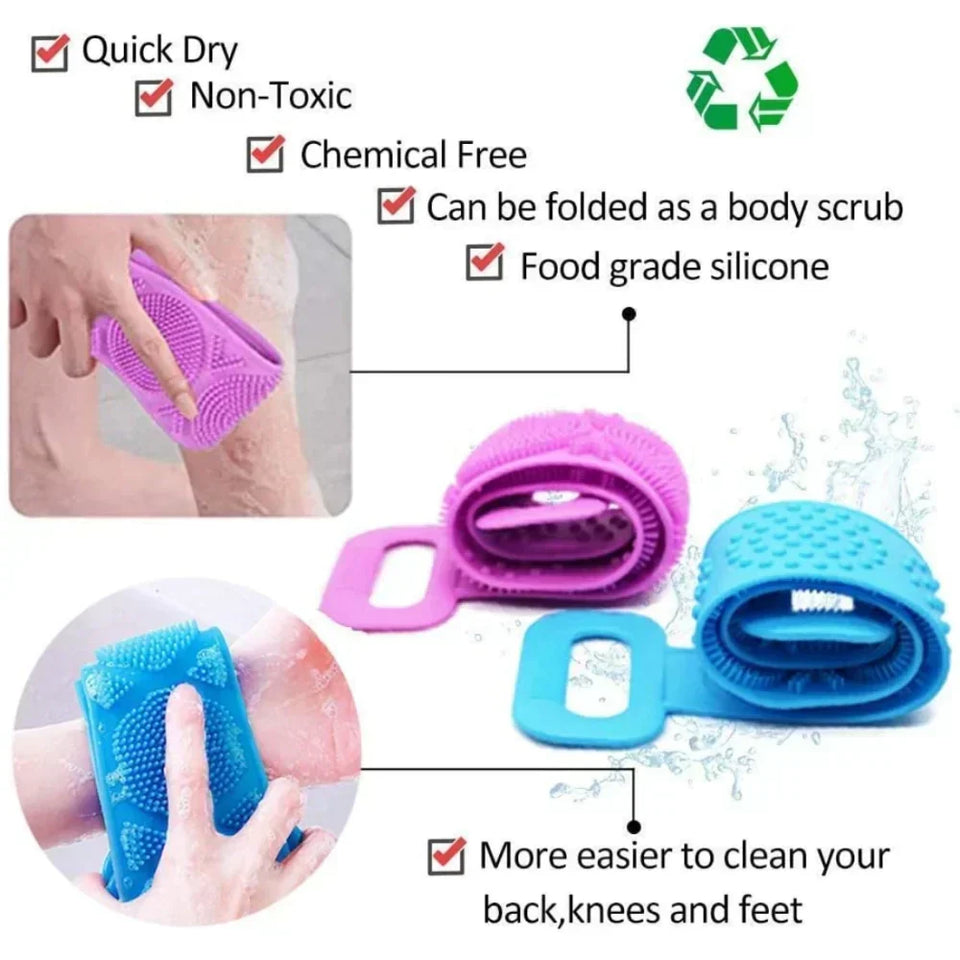 Silicone Body Scrubber Belt