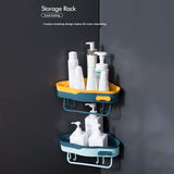 CornerMate™ - Wall Mounted Corner Shower Caddy