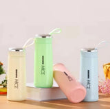 Nice Print Glass Water Bottle 400ml (Multicolor)