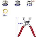 Metal Copper Prong Snap Buttons With Pliers