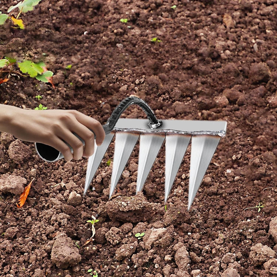 5 Teeth Carbon Garden Weeding Tool (Quality Assured)