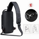 Unisex Crossbody Sling Bag for Accessory Kit
