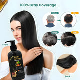 Yasme 3 in 1 Black Herbal Hair Dye Shampoo - Buy 1 Get 1 Free
