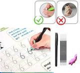 Original Sank Magic Practice Copybook (4 BOOKS,1 PEN,1 GRIP,10 REFILL)