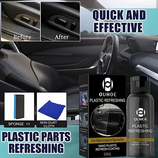 OUHOE Plastic Revitalizing Coating Agent Heavy Quality- (Pack Of 2)