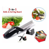2-in-1 Steel Smart Clever Cutter Kitchen Knife