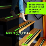 Anti Slip Tape for Stairs Outdoor/Indoor Waterproof 2 Inch x 35 Feet