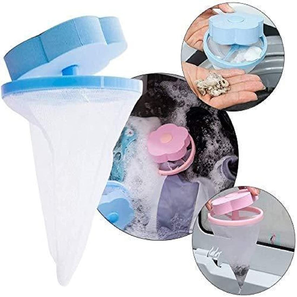 Washing Machine Floating Lint Mesh Bag
