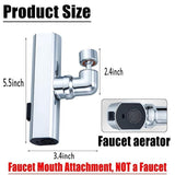 3 in 1 360 Waterfall Kitchen Faucet