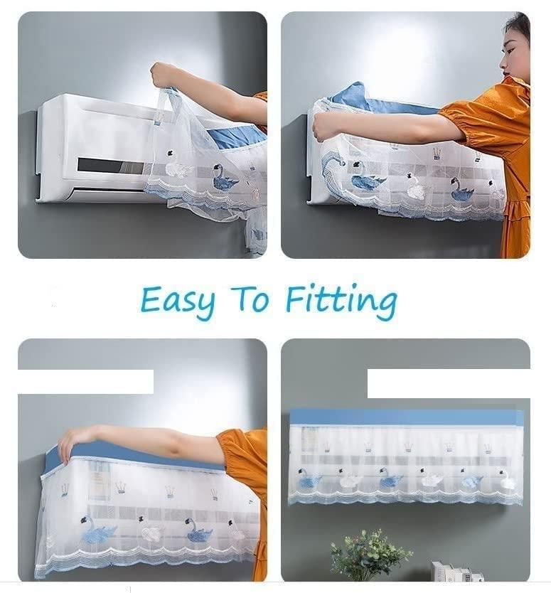 (Buy 1 Get 1 Free) Air Conditioner cover for Split AC ( 97x32x22 CM )