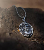 Hanuman Ji Pendant Oxodaised Silver Chain