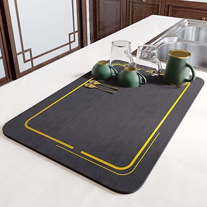 Lightweight & Washable Quick Dish Drying Mat For Kitchen ( BUY 1 GET 1 FREE 🔥 )