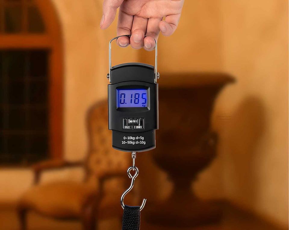 50 Kg Digital LCD Display Weighing Scale (Black)