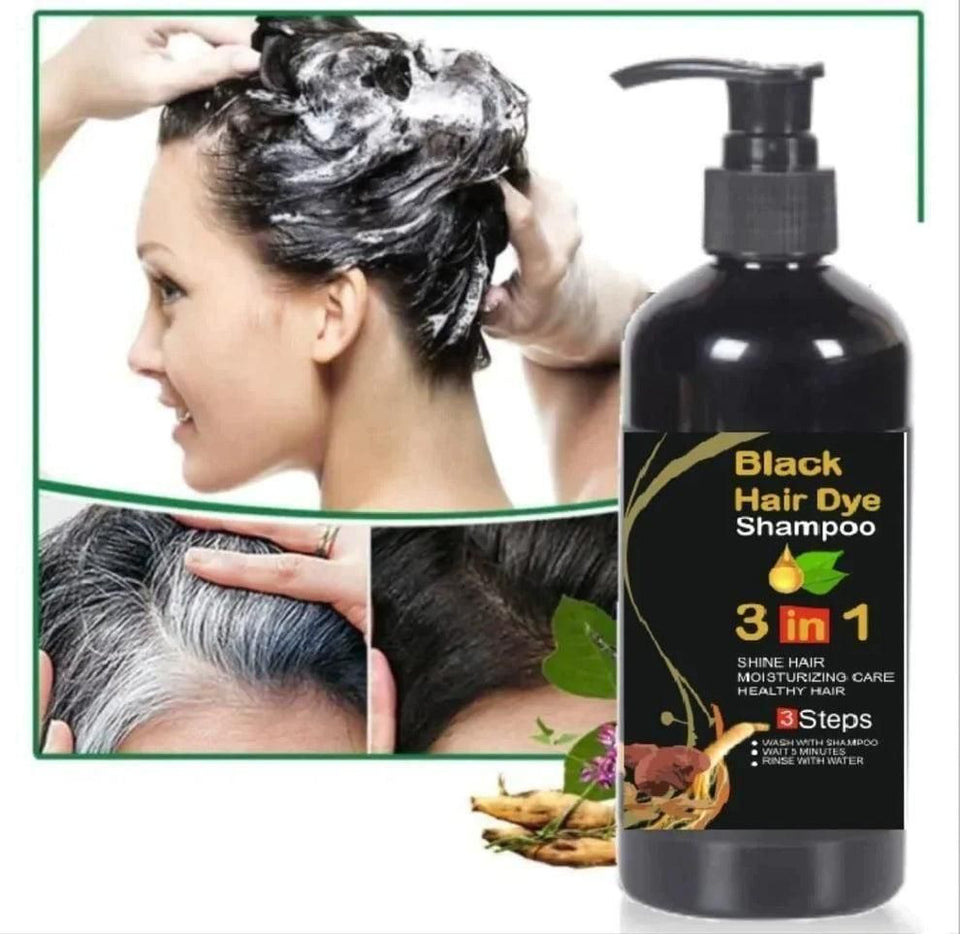 Triple Action Black Hair Dye Shampoo