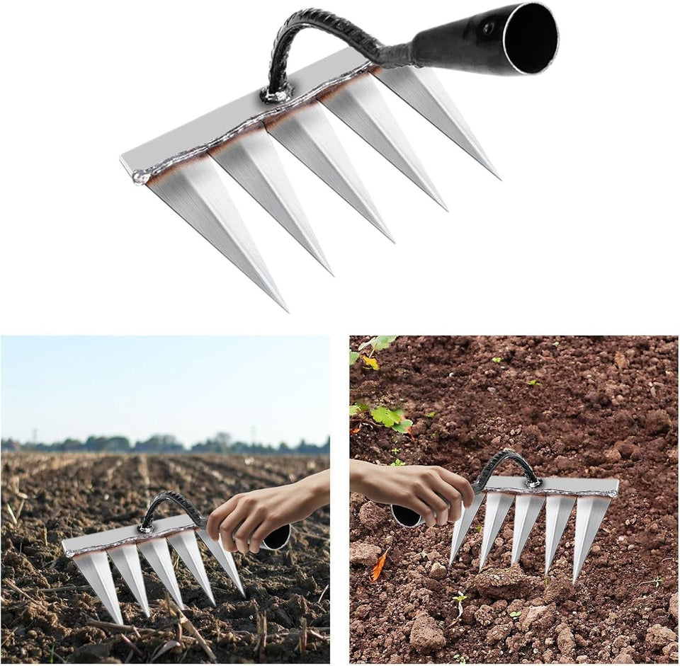 5 Teeth Carbon Garden Weeding Tool (Quality Assured)