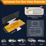 2 in 1 Day & Night Driving Anti Glare Sun Visor