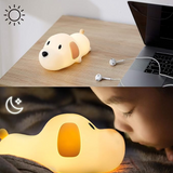 Silicone Puppy Touch Night Lamp