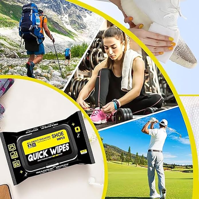 Sneaker & Shoe Cleaner Wipes (Pack of 2 Packets)