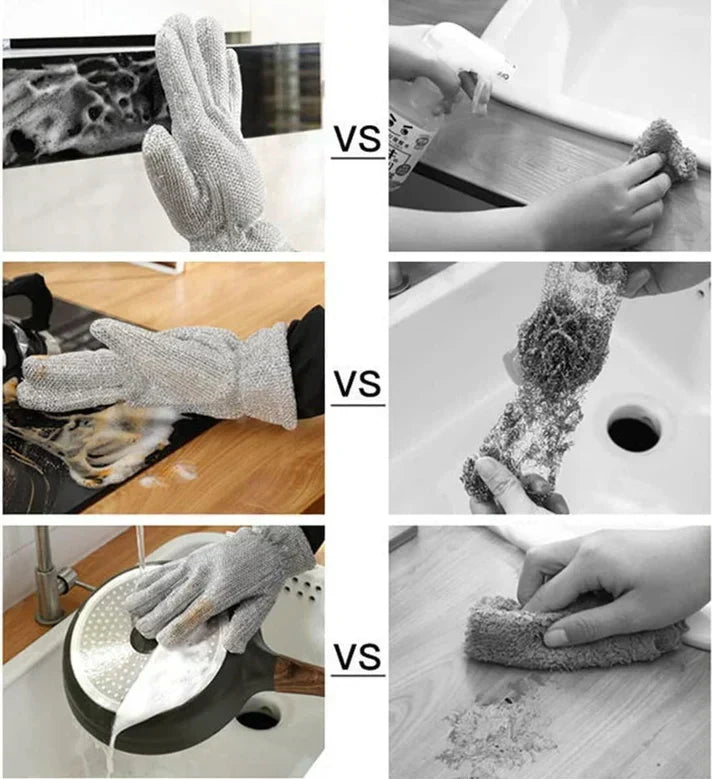 Water Proof Non-Scratch Dish Washing Wire Gloves