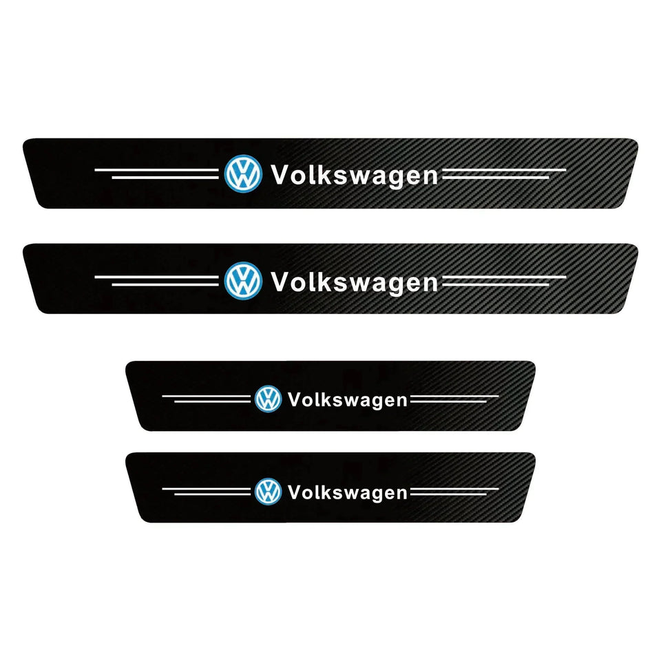 Carbon Fiber Door Sill Protector (4 Pcs)