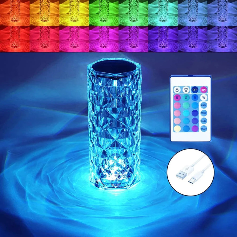 Diamond Crystal Lamp (Multi-Color)