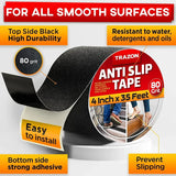 Anti Slip Tape for Stairs Outdoor/Indoor Waterproof 2 Inch x 35 Feet