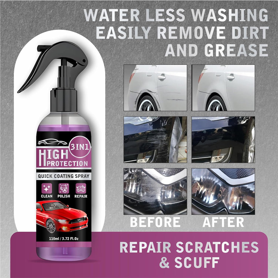 10x More Powerful Car Coating Spray | Buy 1 Get 2 Free