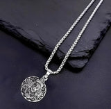 Silver-Plated Hanuman Pendant | Stylish & Durable Locket for Men