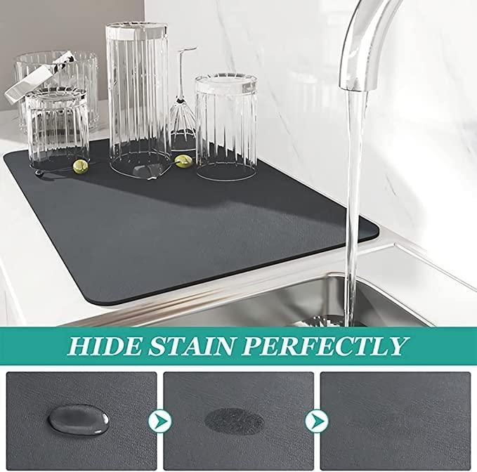 Lightweight & Washable Quick Dish Drying Mat For Kitchen ( BUY 1 GET 1 FREE 🔥 )