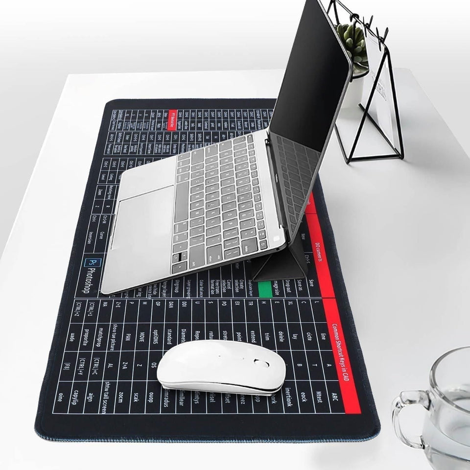 Anti-slip Keyboard Pad With Shortcut Key Patterns