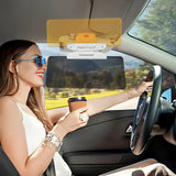 2 in 1 Day & Night Driving Anti Glare Sun Visor