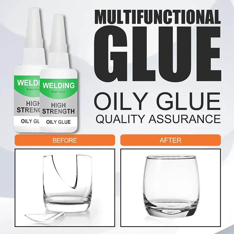 Welding High Strength Oily Glue Super Adhesive Glue (Pack Of 2)