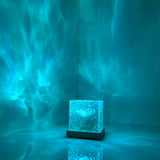 Dynamic Rotating Water Ripple Night Light
