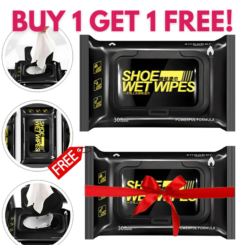 Sneaker & Shoe Cleaner Wipes (Pack of 2 Packets)