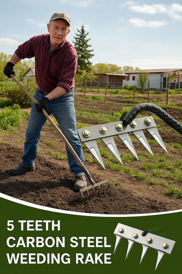 5 Teeth Carbon Garden Weeding Tool (Quality Assured)