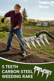 5 Teeth Carbon Garden Weeding Tool (Quality Assured)