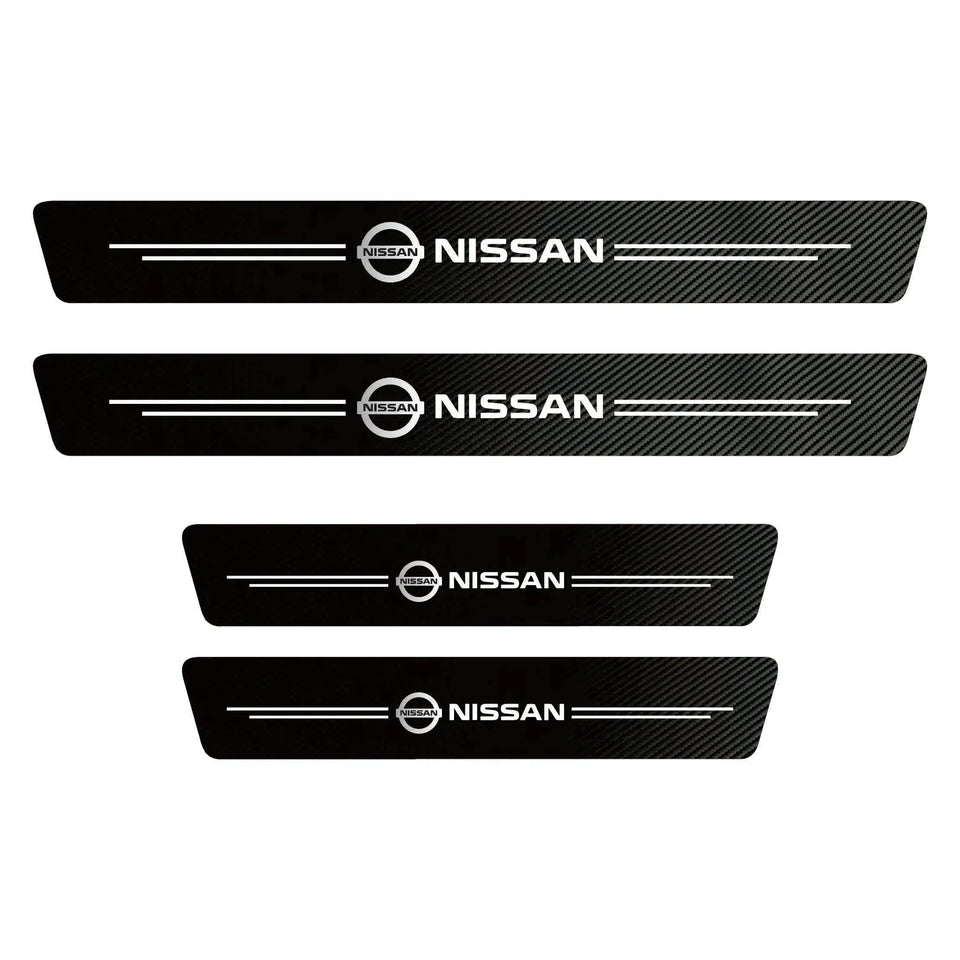 Carbon Fiber Door Sill Protector (4 Pcs)