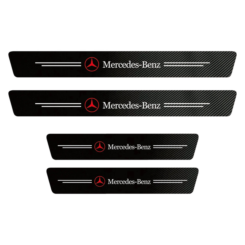 Carbon Fiber Door Sill Protector (4 Pcs)