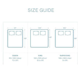 Double Bed King Size Elastic Fitted Premium BedSheet with 2 Pillow Covers