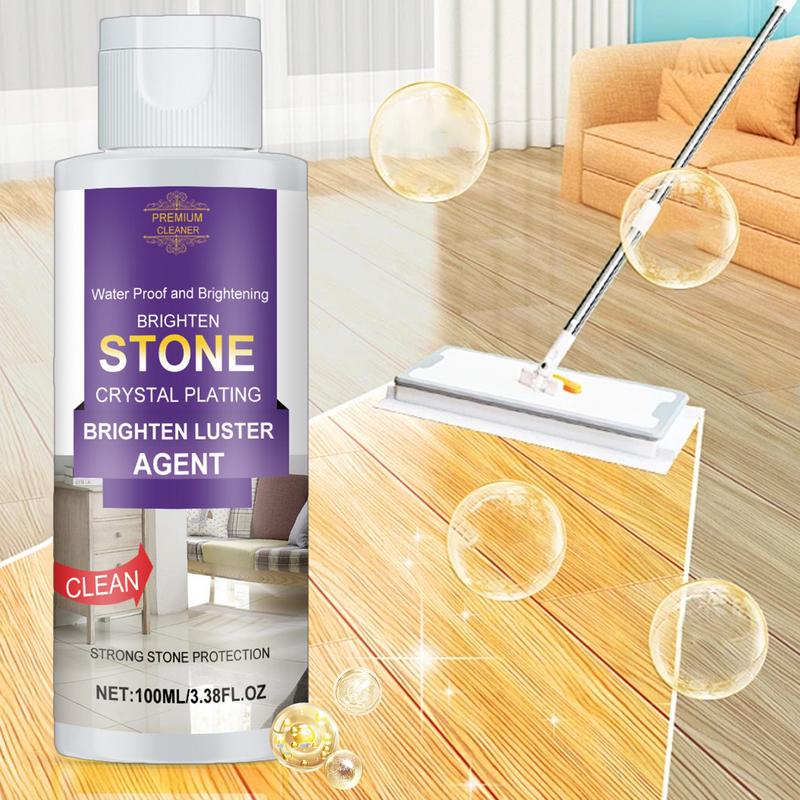 Stone Crystal Plating Luster Agent For Granite Floor Cleaner Liquid (Pack of 2)