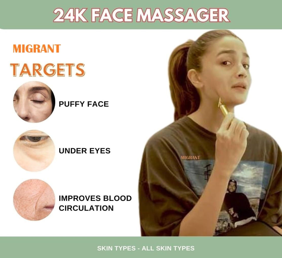 24k Gold Face Massager - 50% OFF Limited Time