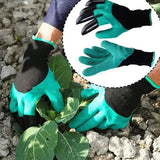 garden gloves with claws