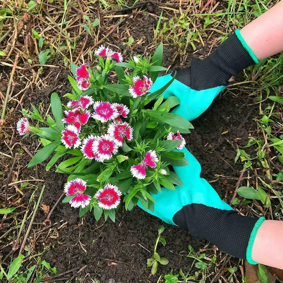 garden gloves with claws